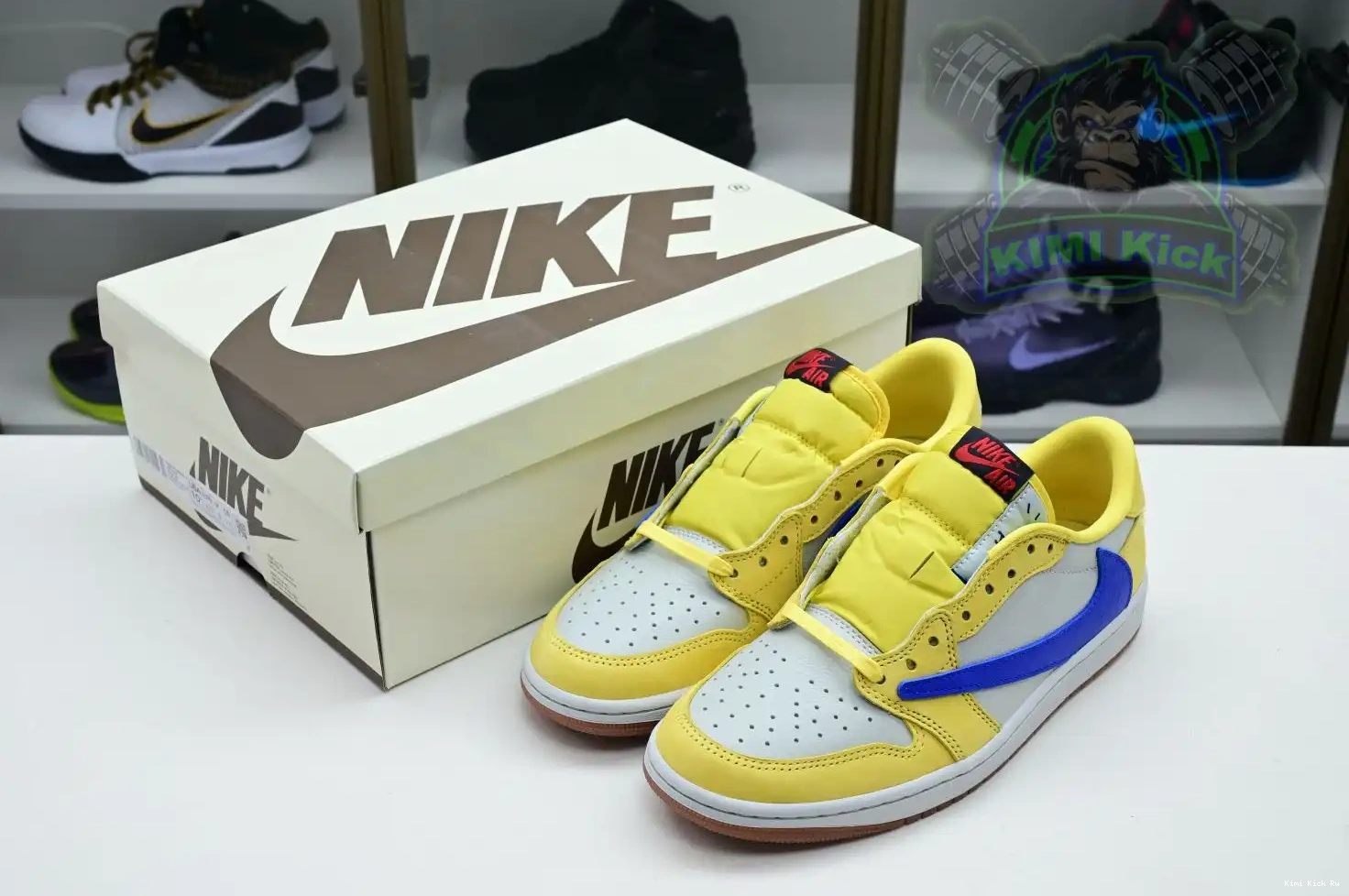 Scott 1Low Jordan Jordan Air Travis Kimikick Canary x 0817